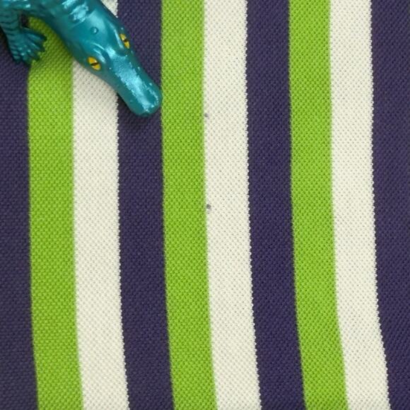 Lacoste Polo with Green and Blue Stripes - Picture 8 of 8